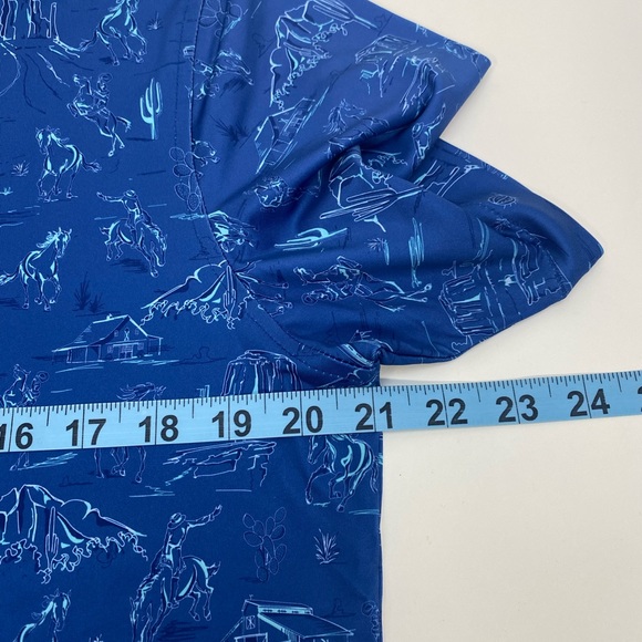 Peter Millar “Outlaw” Performance Jersey Polo Golf Shirt Sport Navy SMALL $110 - Picture 7 of 9